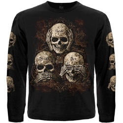 Футболка з довгим рукавом See No Evil, Hear No Evil, Speak No Evil