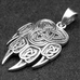 Кулон Печать Велеса (лапа волка), фигурный (серебро, 925 проба) (sp-179) Кулон Печать Велеса (лапа волка), фигурный (серебро, 925 проба) (sp-179)