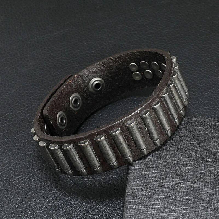 Браслет С патронами, коричневый (bpu-015) Браслет С патронами, коричневый (bpu-015)