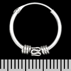 Серьга, кольцо с узором (eas-114)