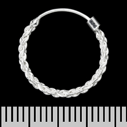 Серьга, кольцо плетеное (eas-166) Серьга, кольцо плетеное (eas-166)