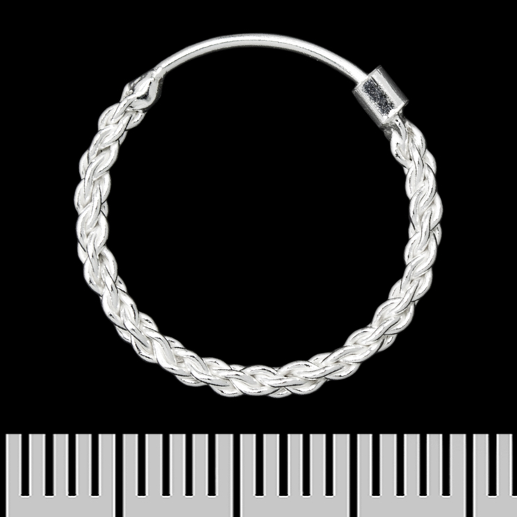 Серьга, кольцо плетеное (eas-166) Серьга, кольцо плетеное (eas-166)