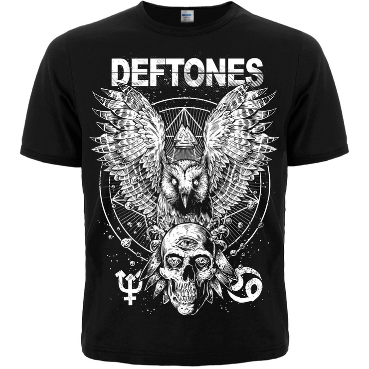 Футболка Deftones (Owl and Skull)