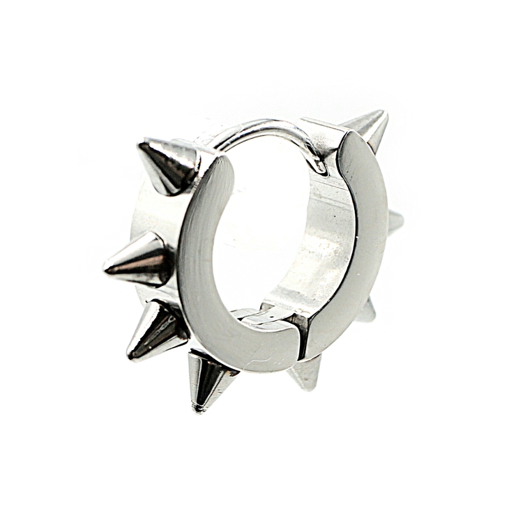 Сережка з шипами 6 штук (хір.сталь, сталевий) (ea-041) Сережка з шипами 6 штук (хір.сталь, сталевий) (ea-041)