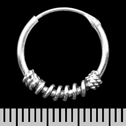 Серьга, кольцо с узором (eas-120)