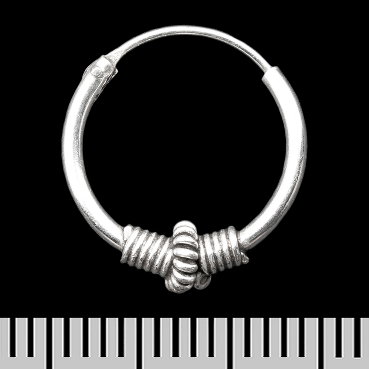 Серьга, кольцо с узором (eas-113)