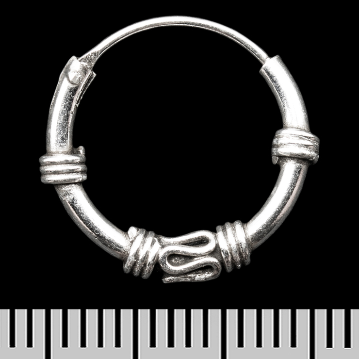 Серьга, кольцо с узором (eas-108)