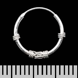 Серьга, кольцо с узором (eas-090)