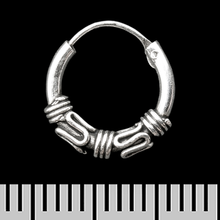 Серьга, кольцо с узором (eas-101) Серьга, кольцо с узором (eas-101)