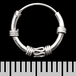 Серьга, кольцо с узором (eas-112)