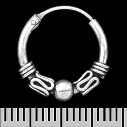 Сережка, кільце з візерунком (eas-102)