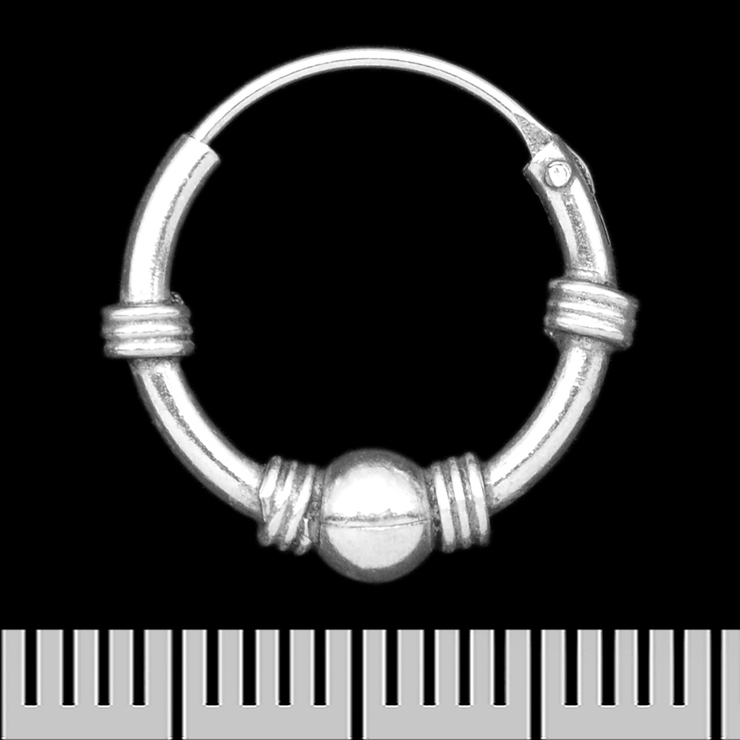 Сережка, кільце з візерунком (eas-099) Сережка, кільце з візерунком (eas-099)