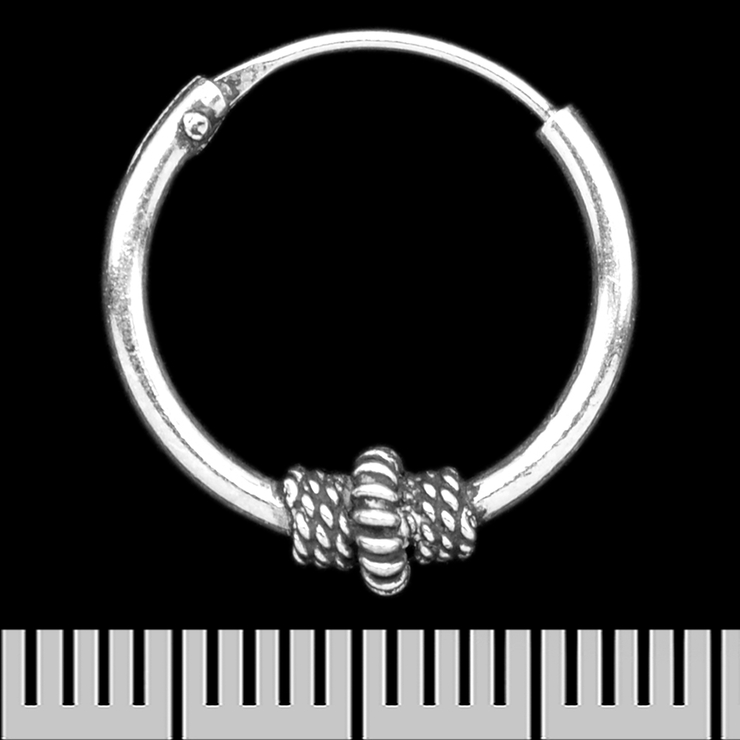 Серьга, кольцо с узором (eas-128)