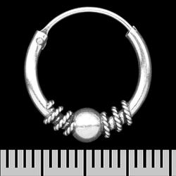 Серьга, кольцо с узором (eas-094)