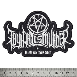 Нашивка Thy Art is Murder "Human Target"