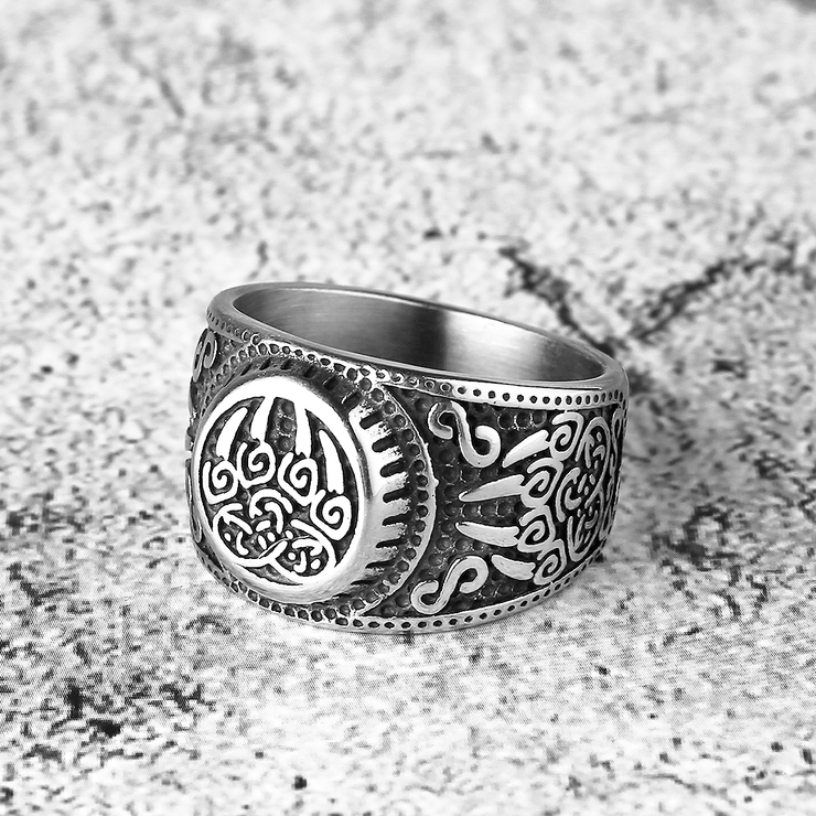 Перстень Печатка Велеса (ведмежа лапа) (aer-026) Перстень Печатка Велеса (ведмежа лапа) (aer-026)