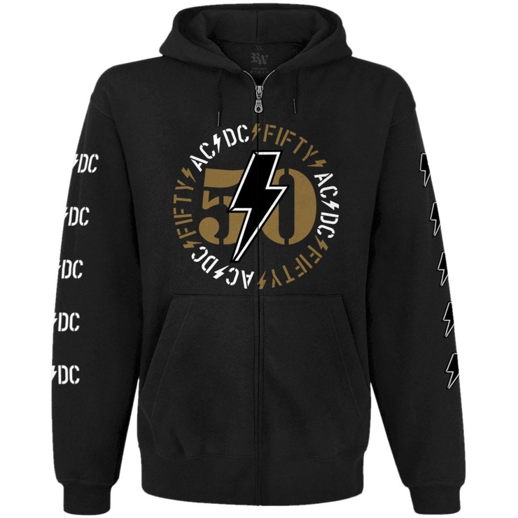 Худі AC/DC - 50 (fifty years) на блискавці Худі AC/DC - 50 (fifty years) на блискавці