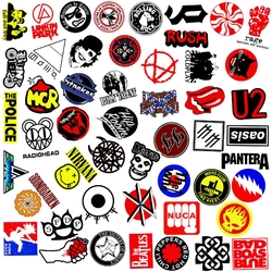 Набір стікерів Rock Bands logos (stk-084) (50 шт.)