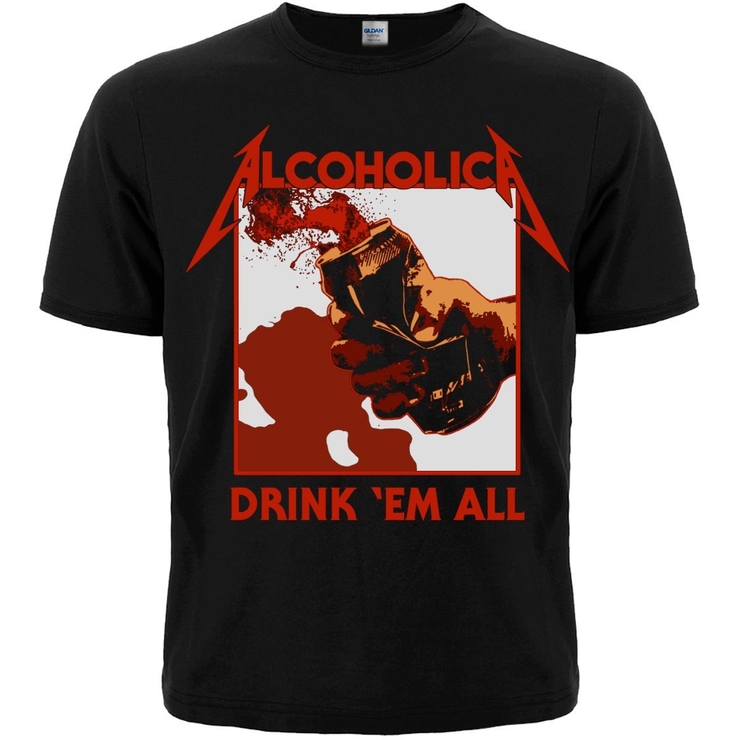 Футболка Alcoholica "Drink `Em All" Футболка Alcoholica "Drink `Em All"