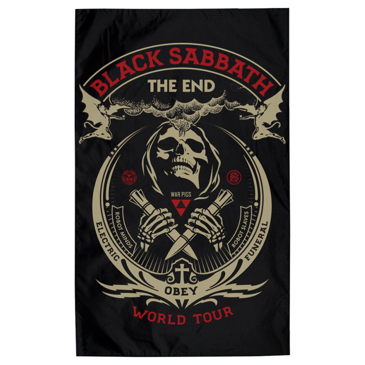 Прапор Black Sabbath "The End" (world tour) настінний sfc-041 Прапор Black Sabbath "The End" (world tour) настінний sfc-041