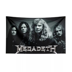 Флаг Megadeth (band), настенный (40х60 см) sfc-042