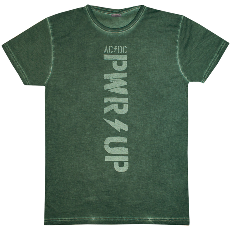 Футболка AC/DC "PWR UP" (band and logo), olive t-shirt (EU-P) Футболка AC/DC "PWR UP" (band and logo), olive t-shirt (EU-P)