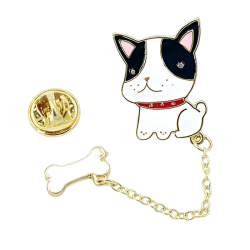 Металлический пин (upn-085) Doggie with a Bone