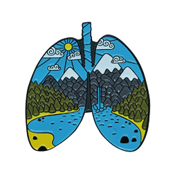 Металлический пин (upn-086) Дыхание Земли