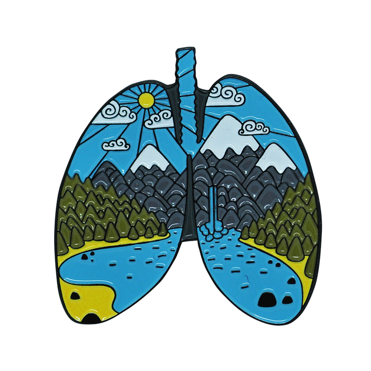 Металлический пин (upn-086) Дыхание Земли