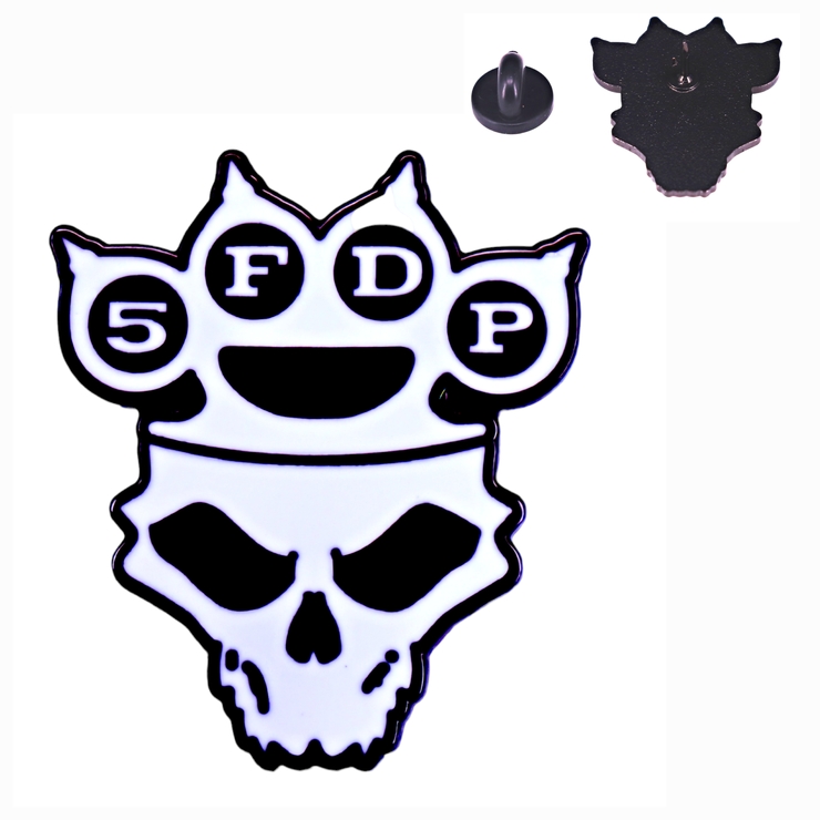 Пін Five Finger Death Punch (skull and brass knuckles 5FDP) (pncn-011)