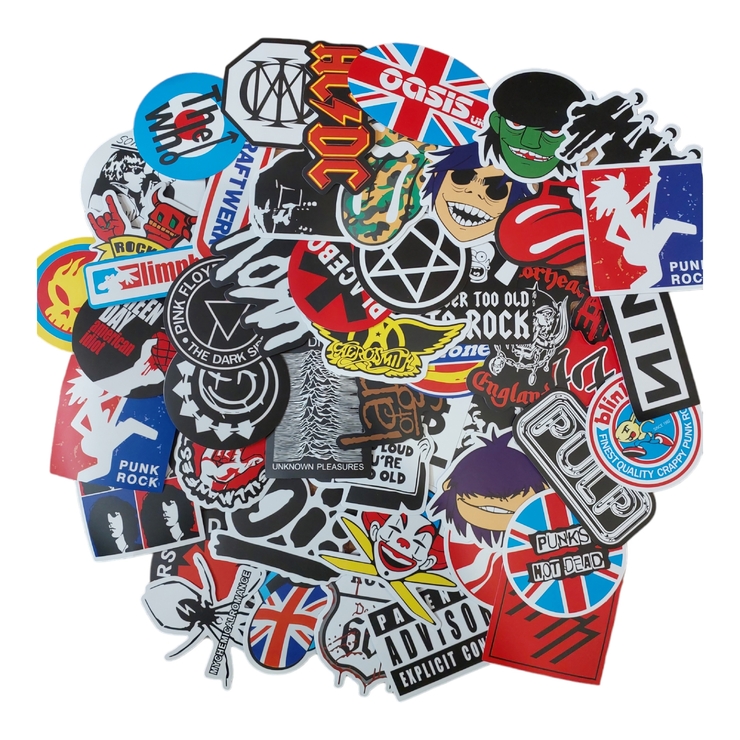 Набор стикеров Everything Is Rock (stk-090) (50 шт.) Набор стикеров Everything Is Rock (stk-090) (50 шт.)