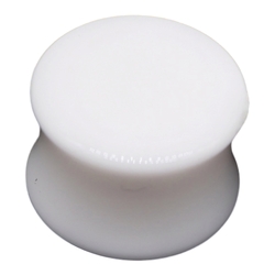 Плаг (акрил, цвет белый, 20мм) (p-002-1)