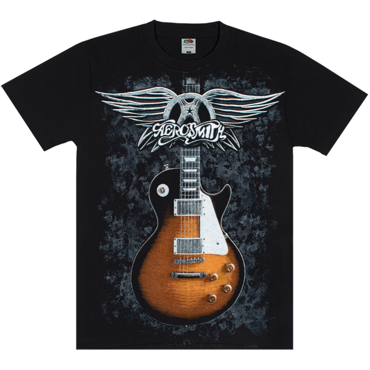 Футболка Full print Aerosmith (guitar) black t-shirt (EU-P) Футболка Full print Aerosmith (guitar) black t-shirt (EU-P)
