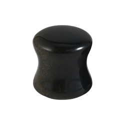 Плаг (акрил, цвет черный, 10мм) p-004