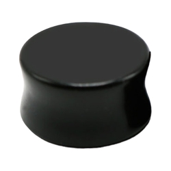 Плаг (акрил, цвет черный, 20мм) p-006-1