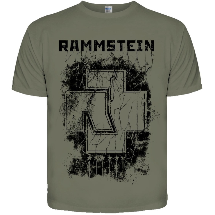 Оливкова футболка Rammstein "Sechs Herzen Die Brennen" Оливкова футболка Rammstein "Sechs Herzen Die Brennen"