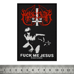 Нашивка ткана Marduk "Fuck Me Jesus" (ofp-012)