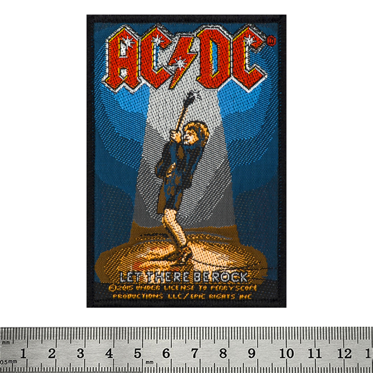 Нашивка тканая AC/DC - Let There Be Rock (ofp-014) Нашивка тканая AC/DC - Let There Be Rock (ofp-014)