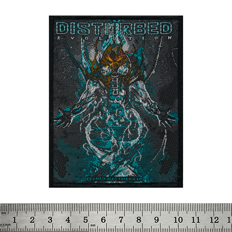 Нашивка тканая Disturbed "Evolution" (ofp-015) Нашивка тканая Disturbed "Evolution" (ofp-015)