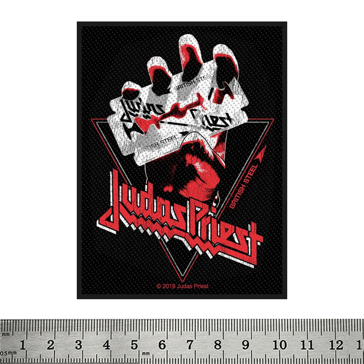 Нашивка тканая Judas Priest "British Steel" (ofp-016) Нашивка тканая Judas Priest "British Steel" (ofp-016)