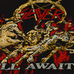 Нашивка тканая Slayer "Hell Awaits" (ofp-018) Нашивка тканая Slayer "Hell Awaits" (ofp-018)