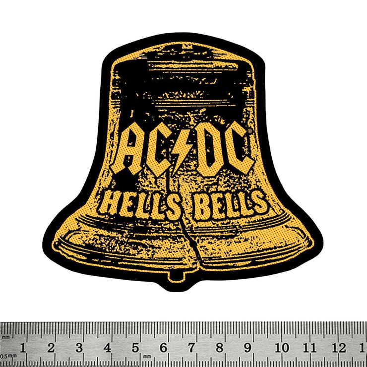 Нашивка тканая AC/DC "Hells Bells" (ofp-023) Нашивка тканая AC/DC "Hells Bells" (ofp-023)