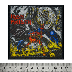 Нашивка ткана Iron Maiden "The Number of the Beast" в блістері (ofpb-025) Нашивка ткана Iron Maiden "The Number of the Beast" в блістері (ofpb-025)