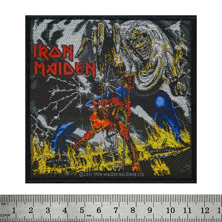 Нашивка ткана Iron Maiden "The Number of the Beast" в блістері (ofpb-025) Нашивка ткана Iron Maiden "The Number of the Beast" в блістері (ofpb-025)