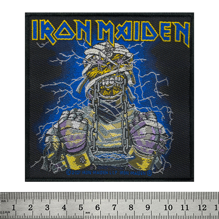 Нашивка ткана Iron Maiden (Powerslave Eddie) в блістері (ofpb-026) Нашивка ткана Iron Maiden (Powerslave Eddie) в блістері (ofpb-026)