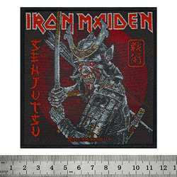 Нашивка тканая Iron Maiden "Senjutsu" в блистере (ofpb-027)