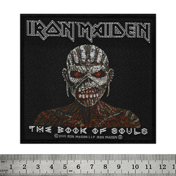 Нашивка тканая Iron Maiden "The Book Of Souls" в блистере (ofpb-029)