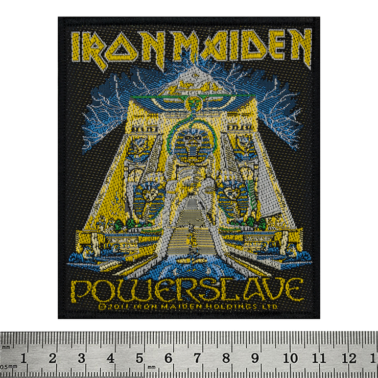 Нашивка тканая Iron Maiden "Powerslave" в блистере (ofpb-031) Нашивка тканая Iron Maiden "Powerslave" в блистере (ofpb-031)