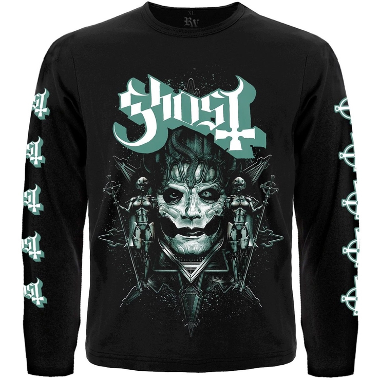 Футболка с длинным рукавом Ghost (Cyber Papa)