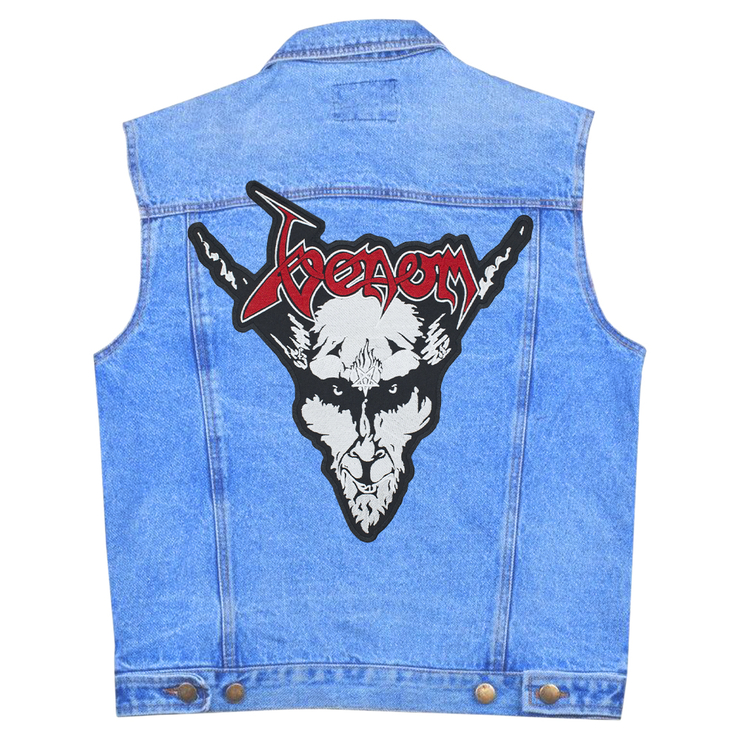 Нашивка наспинна Venom (goat with red logo) 